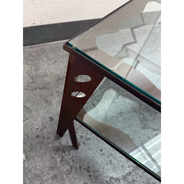Metal Circa 1997 Gregory Hawthorne Steel Coffee Table, Signed For Sale - Image 7 of 12