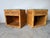 Mid-Century Modern Vintage Coastal Palm Beach Rattan & Woven Cane Nightstands With Glass Tops — A Pair For Sale - Image 3 of 12