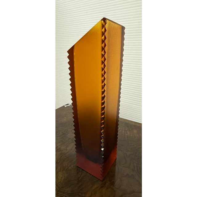 Early 21st Century Vladimir Klein for Alchymie Praha Sommerso Glass Vase For Sale - Image 5 of 12