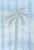 Abstract original palm tree painting unframed on watercolor paper measuring 8 inches x 11.5 inches by Charleston based...