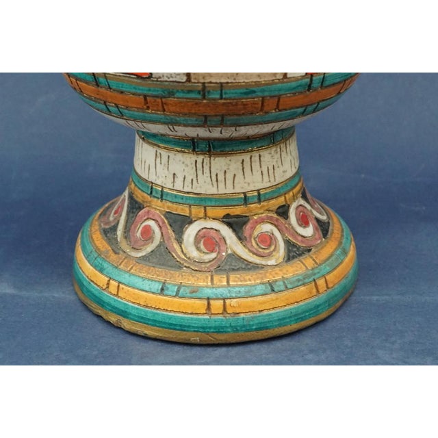 Vintage Ceramic Vase by Cima C.I.M.A. Deruta, 1930s For Sale - Image 18 of 18
