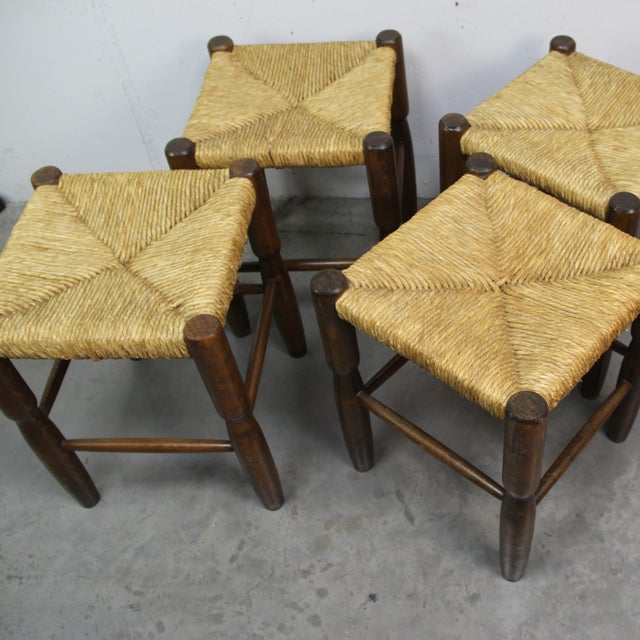 1960s Brutalist Stools, 1960s, Set of 4 For Sale - Image 5 of 6