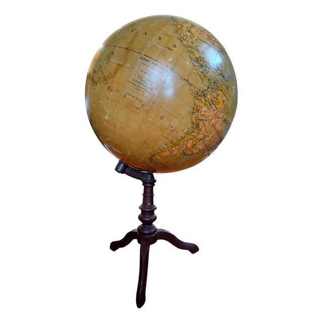 Paper Globe by Guido Cora for Paravia, 1920s For Sale - Image 7 of 8