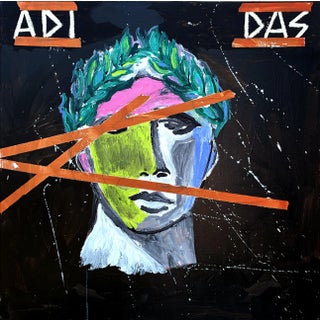 "Adidas" Postmodern Neoclassical Original Painting by Louie DeVito For Sale