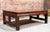 Wood Vintage 1930's Ming Style Burma Padauk Wood Coffee Table With Chinese Scrollwork For Sale - Image 7 of 12