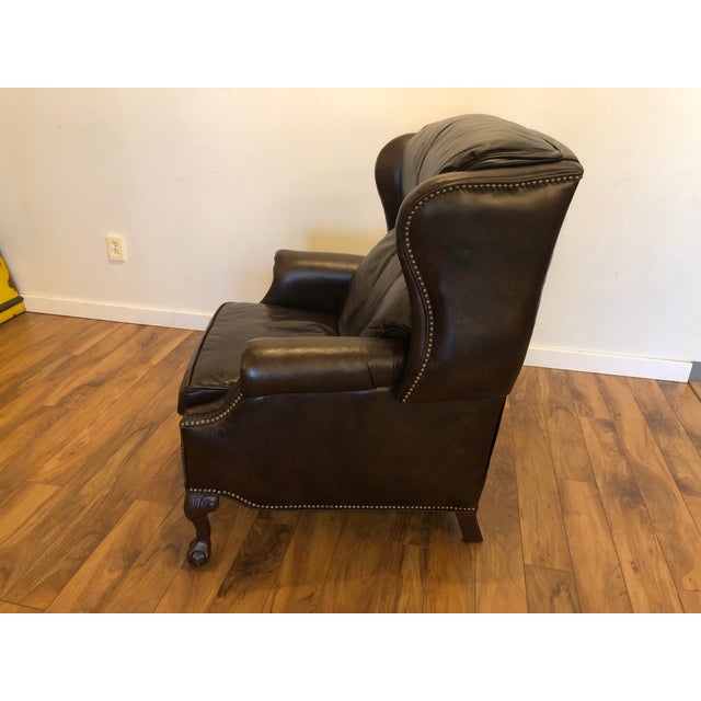 Bradington Young Presidential Reclining Wing Chair Chairish