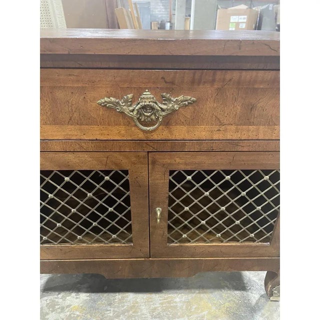 Late 20th Century French Louis Style Nightstand by Henredon For Sale - Image 10 of 11
