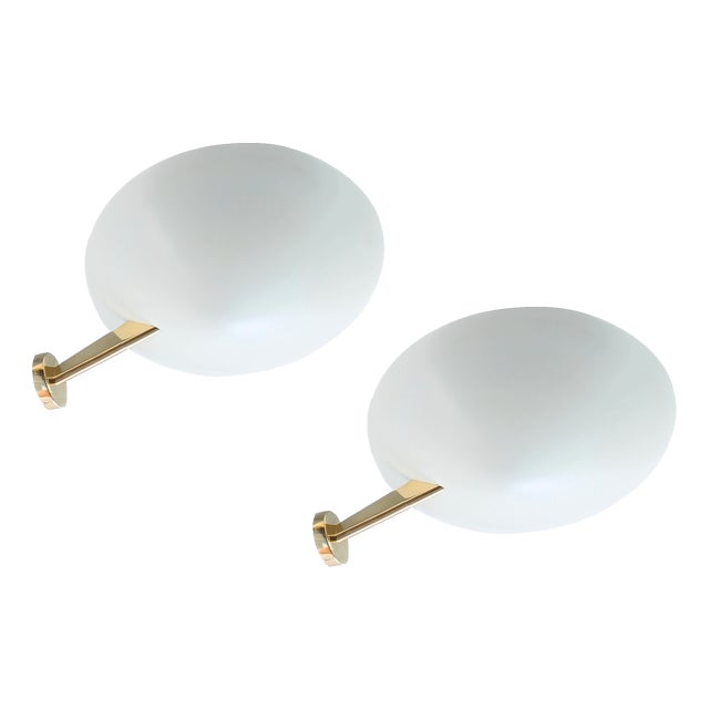 131 Sconces by Giuseppe Ostuni for Oluce, 1950s, Set of 2 For Sale