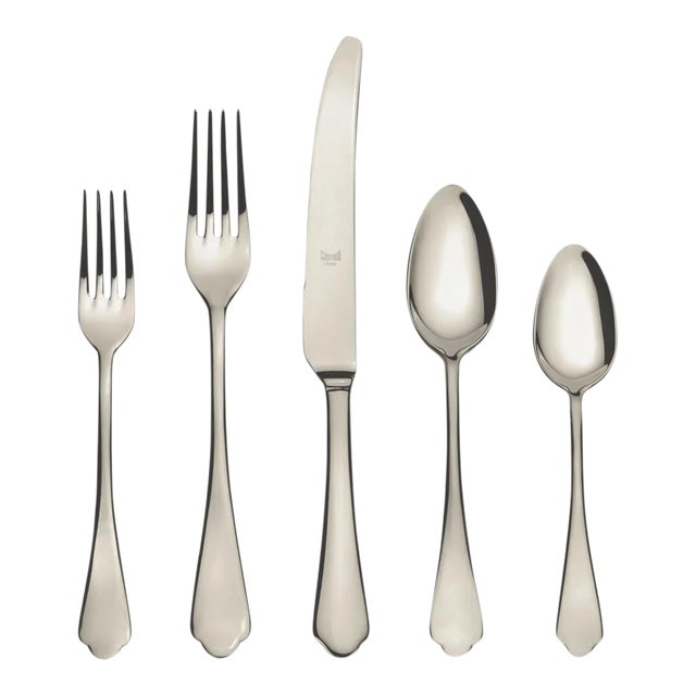 Mepra Dolce Vita 20-Piece Flatware Set, Champagne For Sale