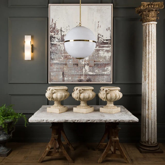 Mosman Brass Linear Wall Sconce from Pure White Lines For Sale - Image 6 of 7