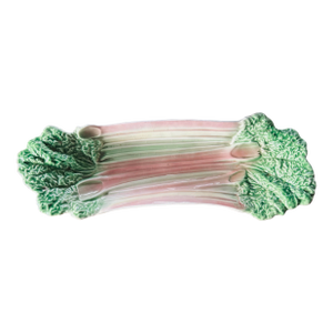 1930's Royal Winton Grimwades Trompe l'Oeil Rhubarb Serving Dish, England