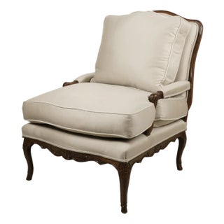 A Louis XV Style Oversized Bergere 20th Century For Sale