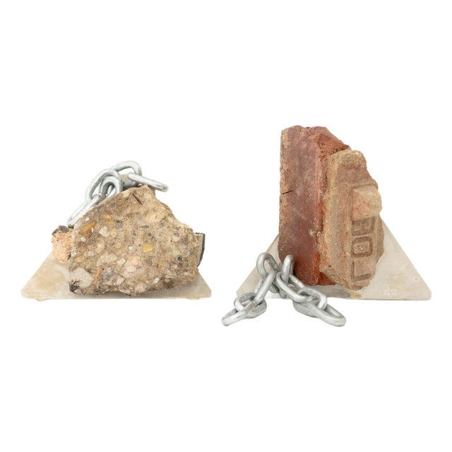 Chen Chen and Kai Williams Pair of "Metamorphic Rock" Bookends, 2013 For Sale