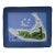 Hand Needlepoint Nantucket Island Pillow For Sale