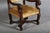 Brown Antique Baroque Chair in Oak, 1800 For Sale - Image 8 of 18