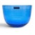 Glass Villeroy & Boch Conga White Swirl Cobalt Crystal Centerpiece Bowl 8.75" For Sale - Image 7 of 12