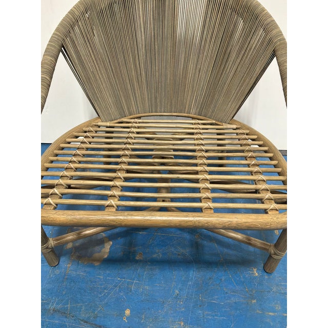 Wood Baker McGuire Crescent Lounge Chair For Sale - Image 7 of 7