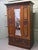 Victorian Arts & Crafts Wardrobe in Carved Walnut For Sale - Image 3 of 8