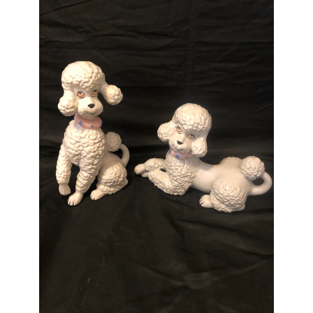 1950s Vintage French Poodles Figurines - a Pair For Sale In Naples, FL - Image 6 of 7