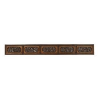 Long Antique Carved Panel For Sale
