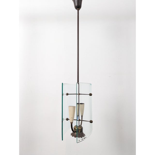 1940s Vintage Pendant Lamp by Pietro Chiesa for Fontana Arte, 1940s For Sale - Image 5 of 13