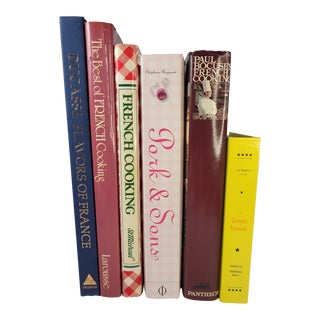 Late 20th Century French Cookbooks- Set of 6 For Sale