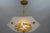 Art Deco Enameled and Frosted Glass Pendant Light from Loys Lucha, 1930s For Sale - Image 4 of 18