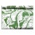 Sunbrella Martinique Grass Off White Green Botanical Palm Leaf Outdoor Upholstery Drapery Fabric For Sale