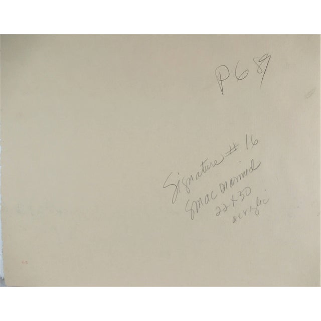 Sandra Phipps MacDiarmid, Signature #XVI, Circa 1990 For Sale - Image 4 of 5