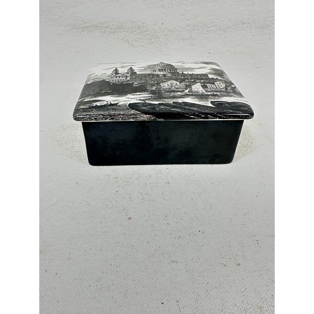 Black Vintage St. Paul’s Cathedral Cigarette/Trinket Box For Sale - Image 8 of 10