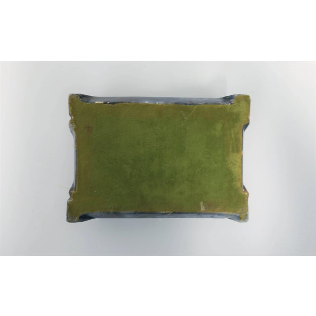 Blue and White Marble Egyptian Revival Box, circa 1970s For Sale - Image 12 of 13