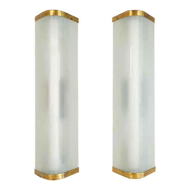Extra-Large Mid-Century Modern Wall Lamps Attributed to Asea, Set of 2 For Sale