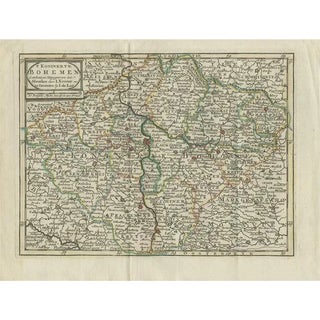 Antique Map of the Kingdom of Bohemia by Keizer & De Lat, 1788 For Sale