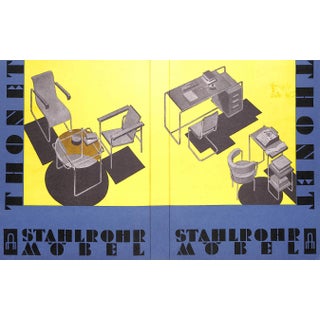 "Thonet Stahlrohr-Mobel/ Tubular Steel Furniture Card Catalogue" 1989 Von Vegesack, Alexander For Sale