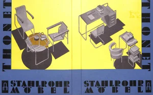 "Thonet Stahlrohr-Mobel/ Tubular Steel Furniture Card Catalogue" 1989 Von Vegesack, Alexander