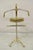 Vintage Italian Maison Jansen Style Brass & Steel Rams Head Suit Clothing Valet For Sale - Image 10 of 11