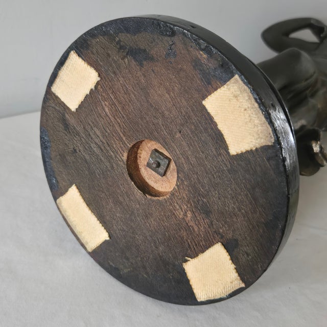 Antique Julian Causse (French, 1869-1914) Pervenche Spelter Sculpture Signed For Sale - Image 12 of 13