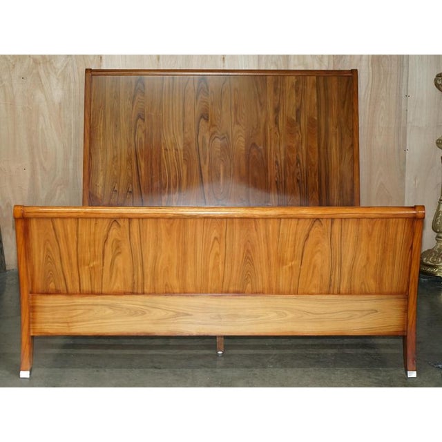 Stunning, Robert Idol Designed for Lane Home Furnishings, Walnut & Rosewood Emporor sized bed frame which is part of a...