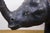 Vintage Tooled Leather African Rhinoceros Foot Stool Ottoman Sculpture 35" For Sale - Image 18 of 18