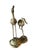 Mid-Century Modern Vintage Brass Cranes Two on One Platform Figurines Water Birds For Sale - Image 3 of 4