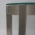 Silver 1980s Stainless Steel Side Tables - a Pair For Sale - Image 8 of 11