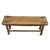 Vintage elm wood village bench with natural finish. Rustic simple design. Can be used indoors or out. Exposure to outdoor...