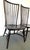 Vintage High Swept Back Windsor Birdcage Chairs in Ebony Finish- A Pair For Sale In West Palm - Image 6 of 18