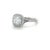 Early 21st Century Tiffany & Co. Soleste 1.00 CTTW Diamond Engagement Ring, Platinum, Size 6 For Sale - Image 5 of 9