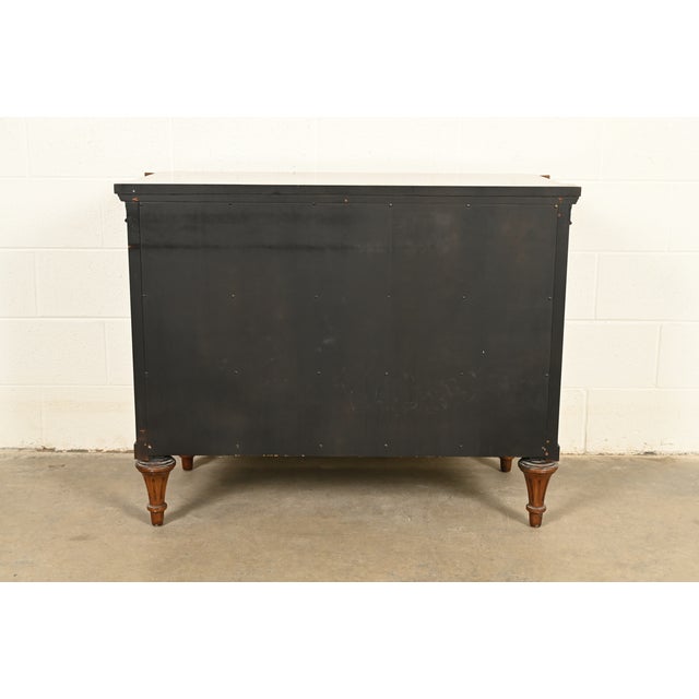 Karges French Regency Louis XVI Burled Walnut Chest of Drawers For Sale - Image 13 of 14