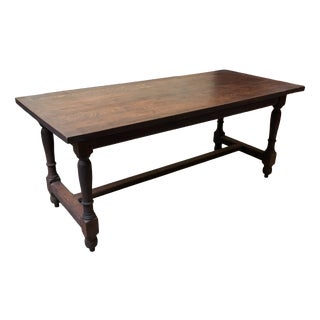 Vintage Monastery Table in Wood, 1930 For Sale