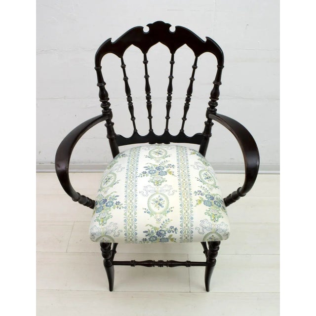 Mid-Century Chiavari Sofa and Chairs Set by Descalzi Gaetano for Desclazi, 1950s, Set of 3 For Sale - Image 11 of 18