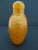 Mid 20th Century Chinese Erotic Orange Engraved Mock Mask Ring Handle Snuff Bottle For Sale - Image 5 of 11