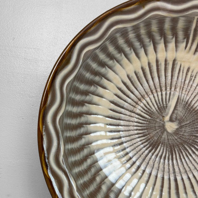 Onta Yaki Ceramic Plate Japan, 1950 For Sale - Image 9 of 14