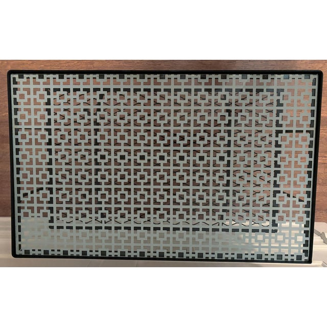 Mid-Century Modern Wrought Iron Side Table For Sale In Chicago - Image 6 of 6